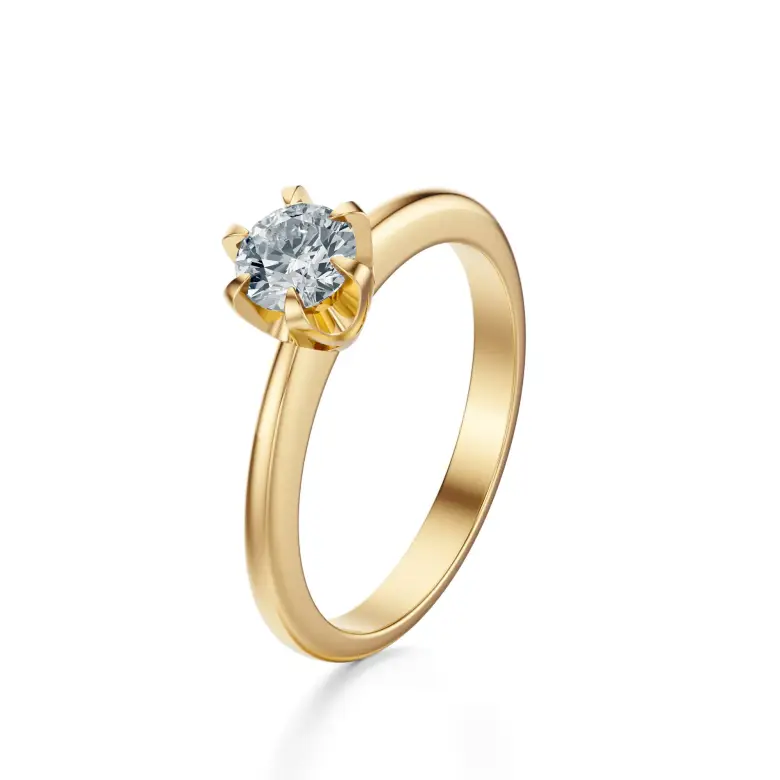 Pierścionek diament